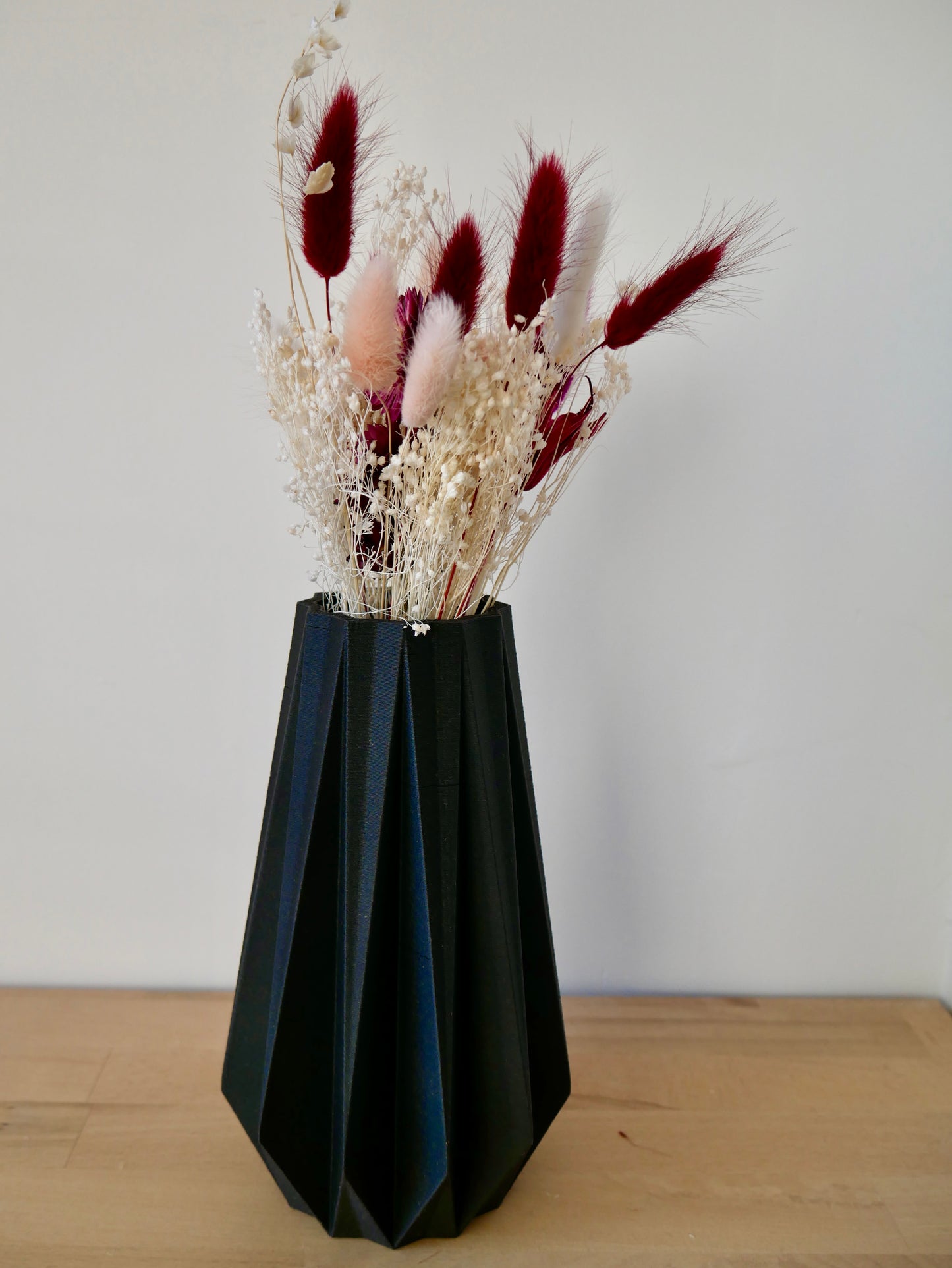 Vase ORIGAMI Pour fleurs séchées